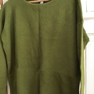 NWOT J Jill Boxy Boatneck long sleeve top M